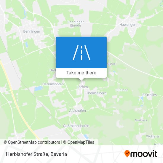 Herbishofer Straße map