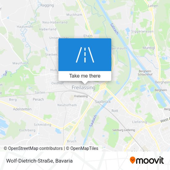 Wolf-Dietrich-Straße map
