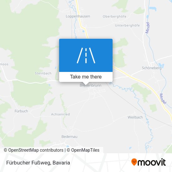 Fürbucher Fußweg map