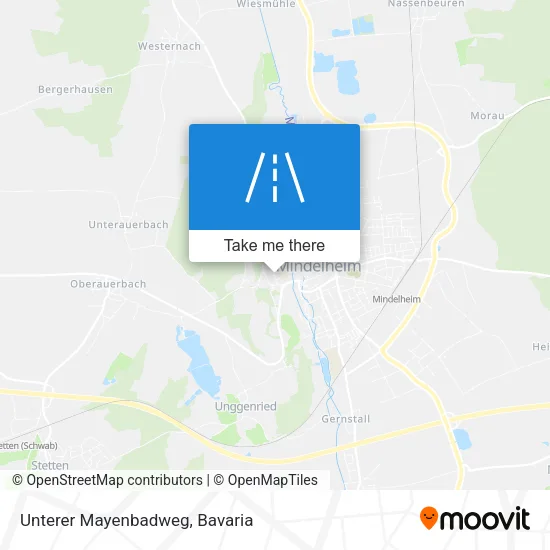 Карта Unterer Mayenbadweg