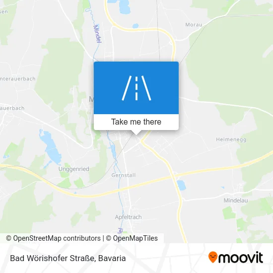 Карта Bad Wörishofer Straße