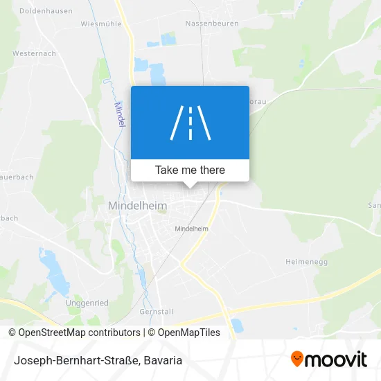 Joseph-Bernhart-Straße map