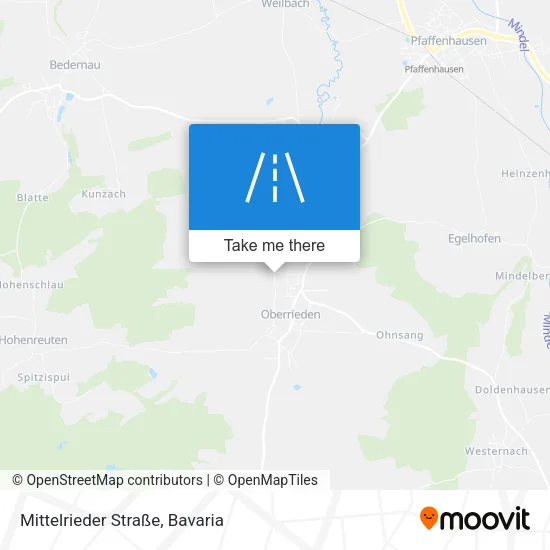 Mittelrieder Straße map