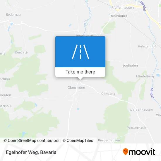 Карта Egelhofer Weg