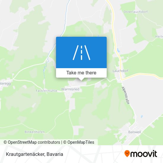 Krautgartenäcker map