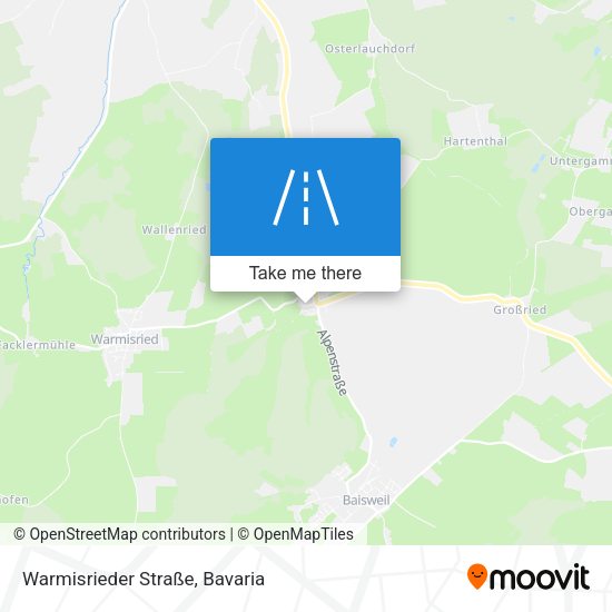 Warmisrieder Straße map