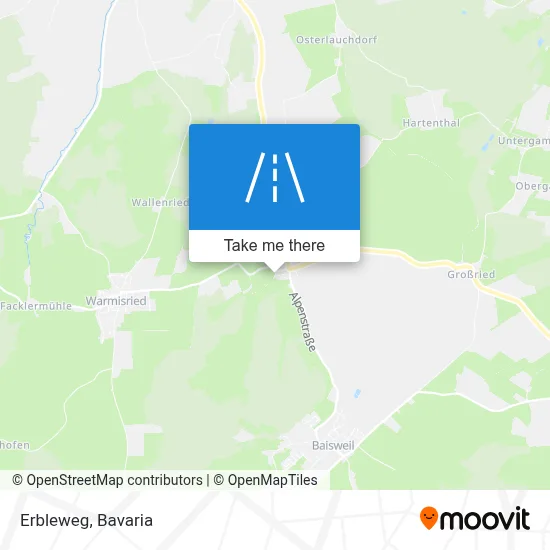 Erbleweg map