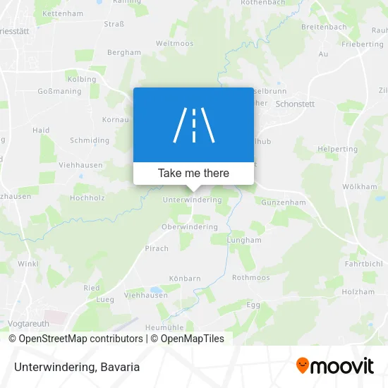 Карта Unterwindering