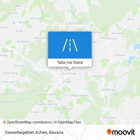 Карта Gewerbegebiet Achen