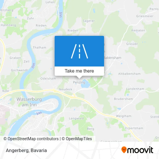 Карта Angerberg