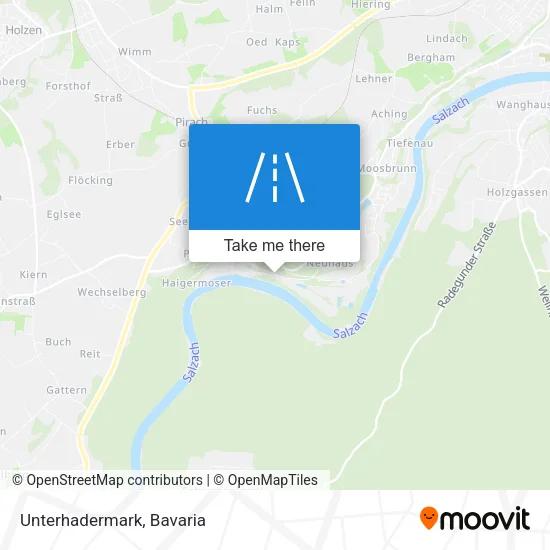 Карта Unterhadermark