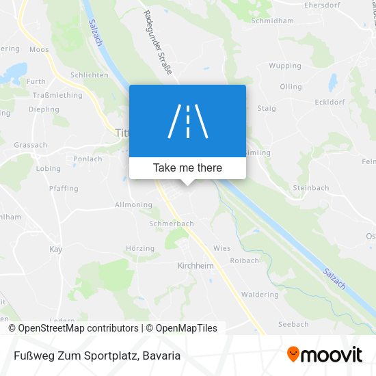 Fußweg Zum Sportplatz map