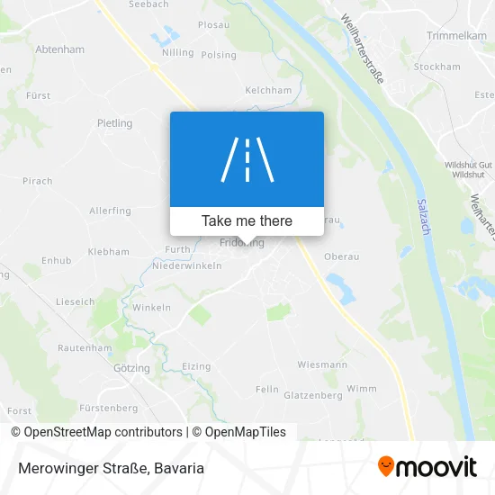 Merowinger Straße map