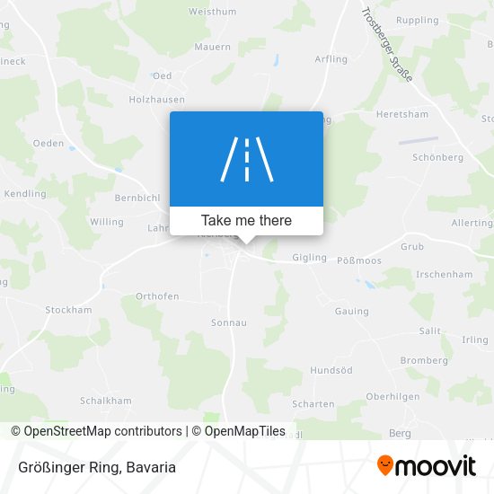 Größinger Ring map