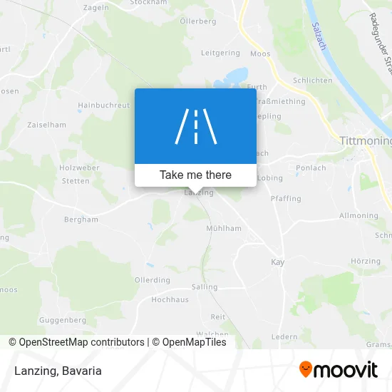 Lanzing map