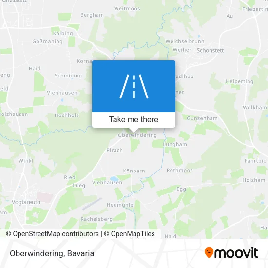Карта Oberwindering