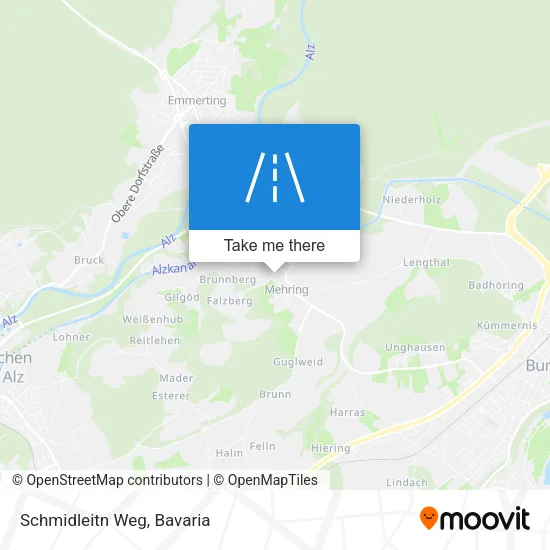 Карта Schmidleitn Weg
