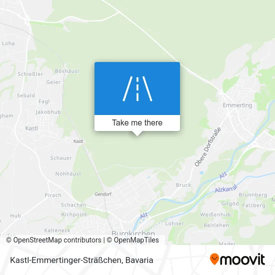 Карта Kastl-Emmertinger-Sträßchen