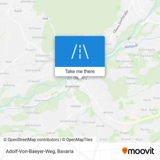 Карта Adolf-Von-Baeyer-Weg