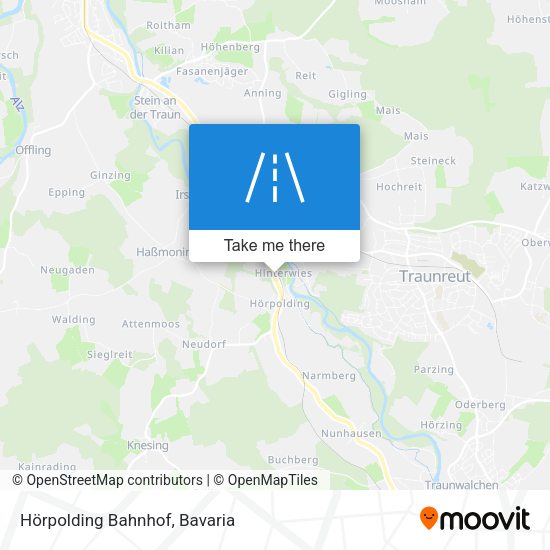 Hörpolding Bahnhof map