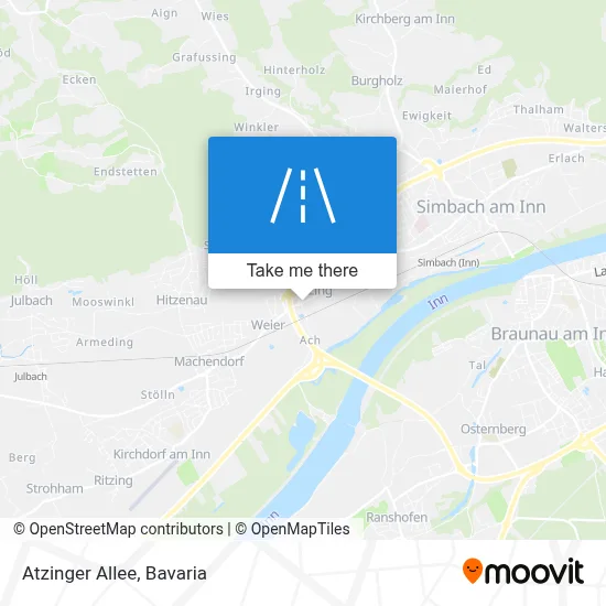 Atzinger Allee map