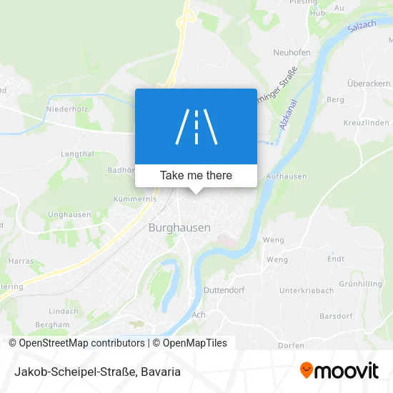 Карта Jakob-Scheipel-Straße