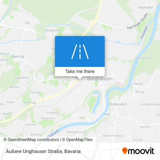 Карта Äußere Unghauser Straße