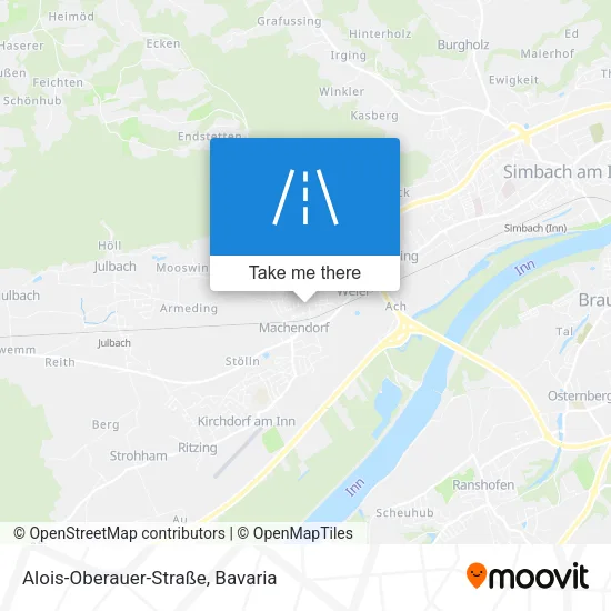 Карта Alois-Oberauer-Straße