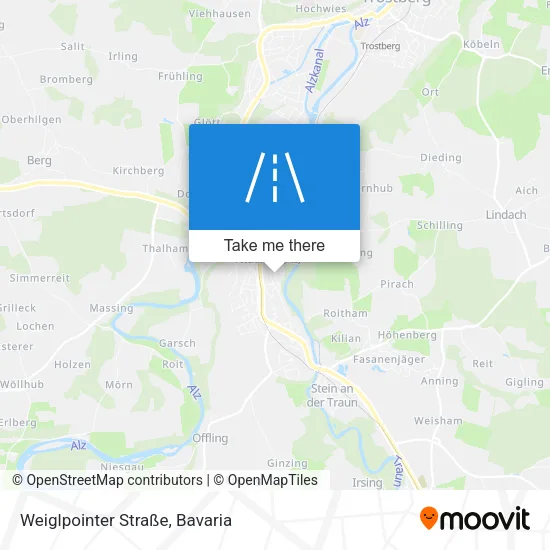 Карта Weiglpointer Straße