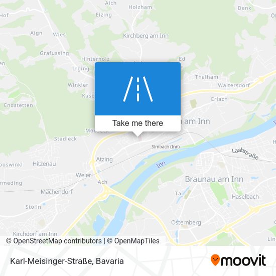 Karl-Meisinger-Straße map