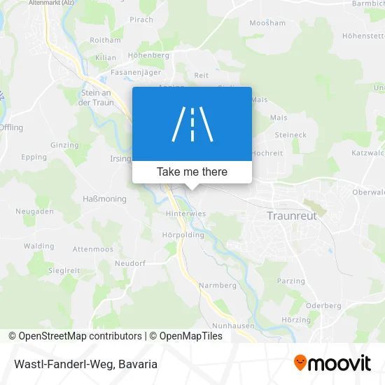 Карта Wastl-Fanderl-Weg