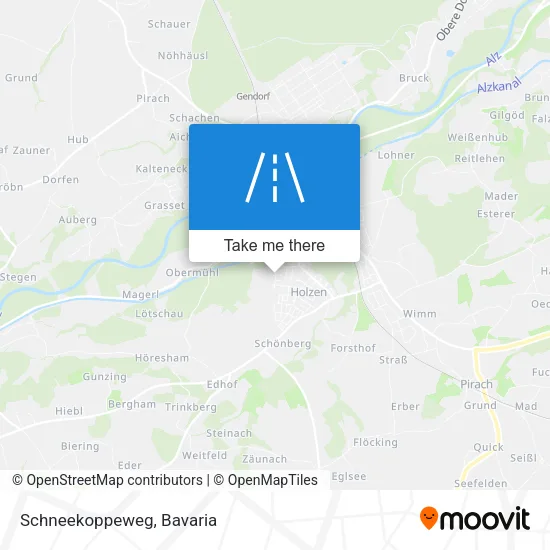 Карта Schneekoppeweg