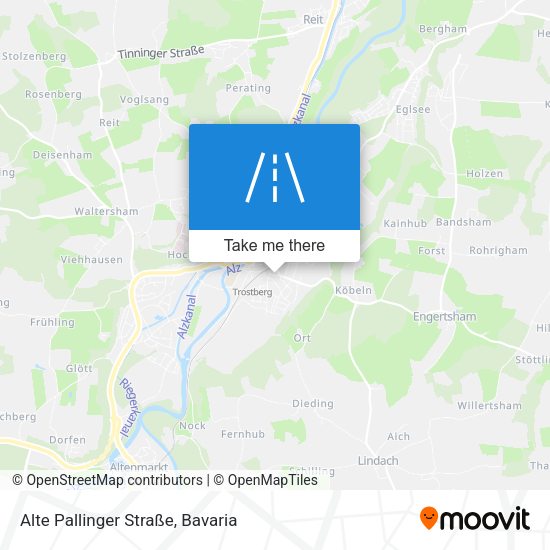 Alte Pallinger Straße map