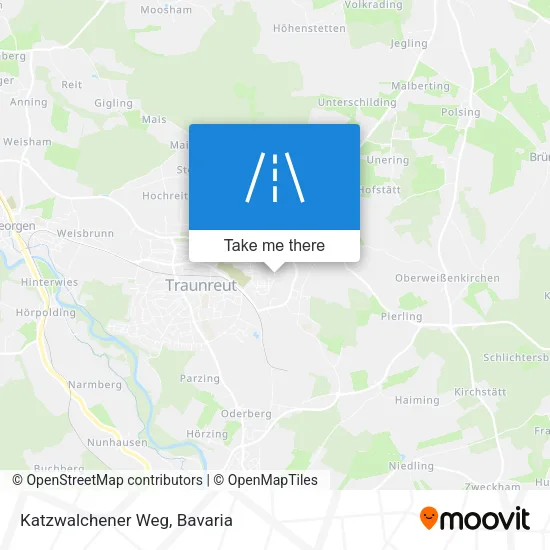 Карта Katzwalchener Weg