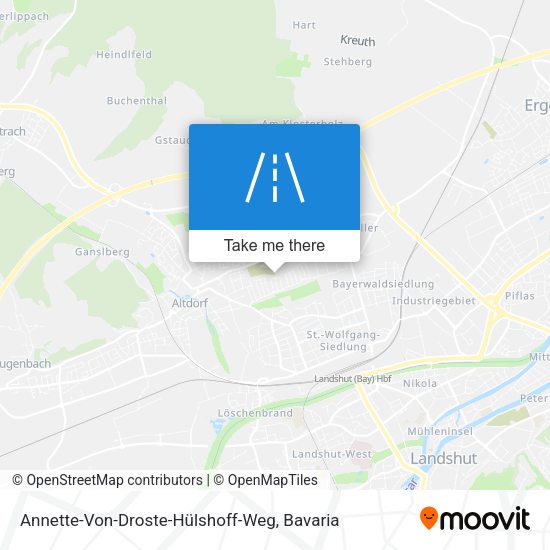 Annette-Von-Droste-Hülshoff-Weg map