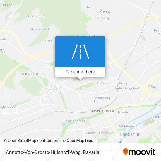 Карта Annette-Von-Droste-Hülshoff-Weg