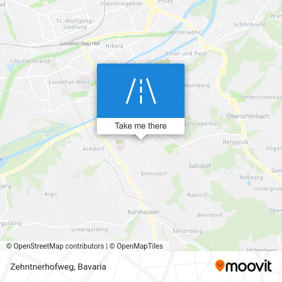 Карта Zehntnerhofweg