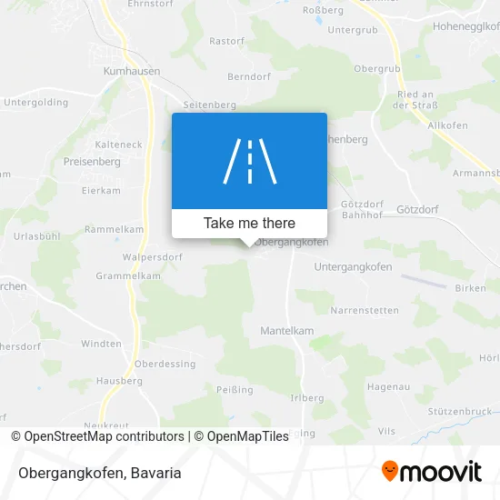 Карта Obergangkofen