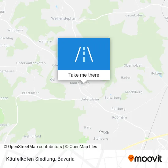 Käufelkofen-Siedlung map