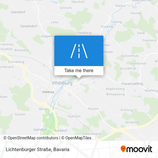 Lichtenburger Straße map