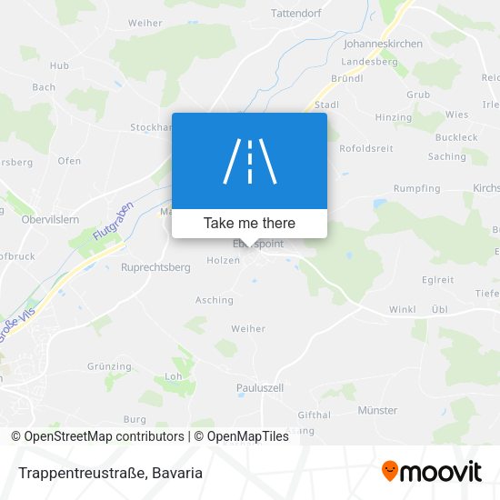Trappentreustraße map