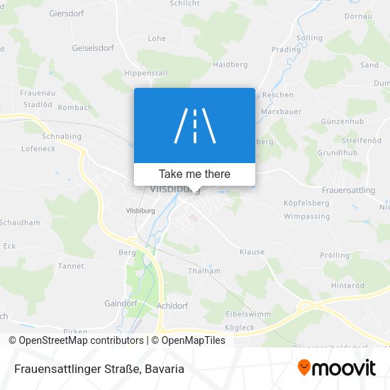 Frauensattlinger Straße map