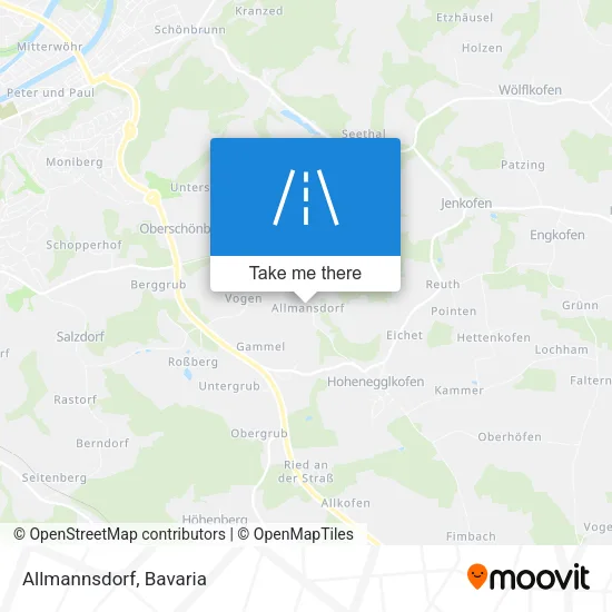 Allmannsdorf map