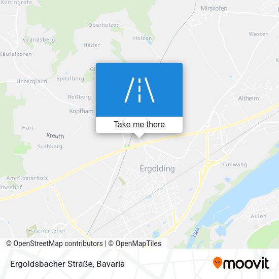 Ergoldsbacher Straße map