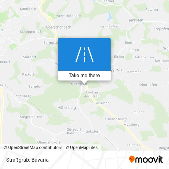 Карта Straßgrub