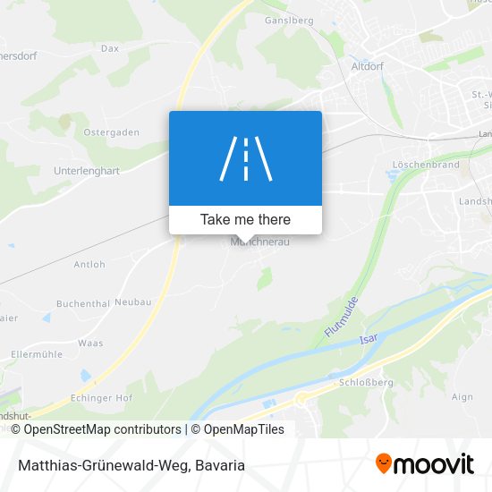 Matthias-Grünewald-Weg map