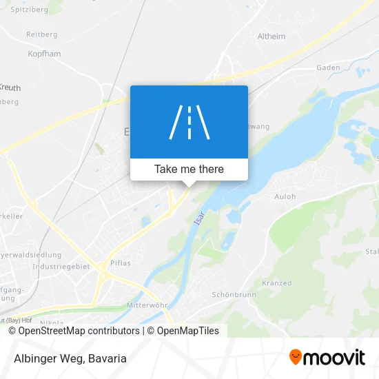 Карта Albinger Weg