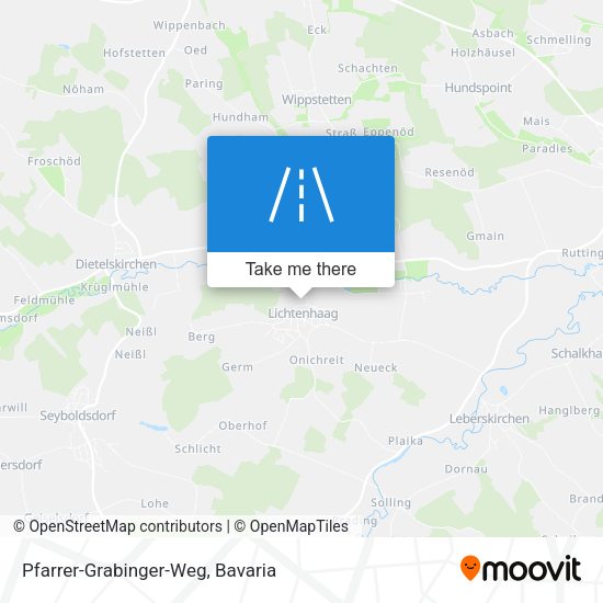 Pfarrer-Grabinger-Weg map