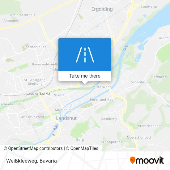 Карта Weißkleeweg