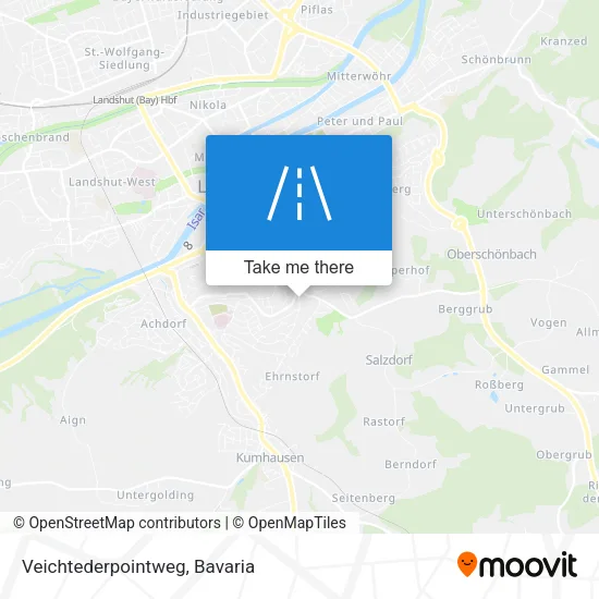 Карта Veichtederpointweg